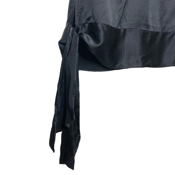 theory black sleeveless blouse - Picture 3 of 7